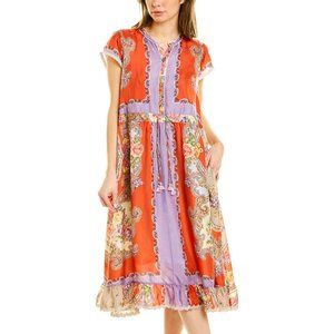Johnny Was Markel Lucy Dress In Multi  Sz: L